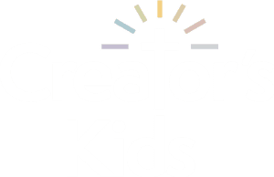 creator's kids daycare sioux falls south dakota white burst logo